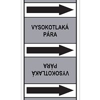 Značení potrubí, vysokotlaká pára